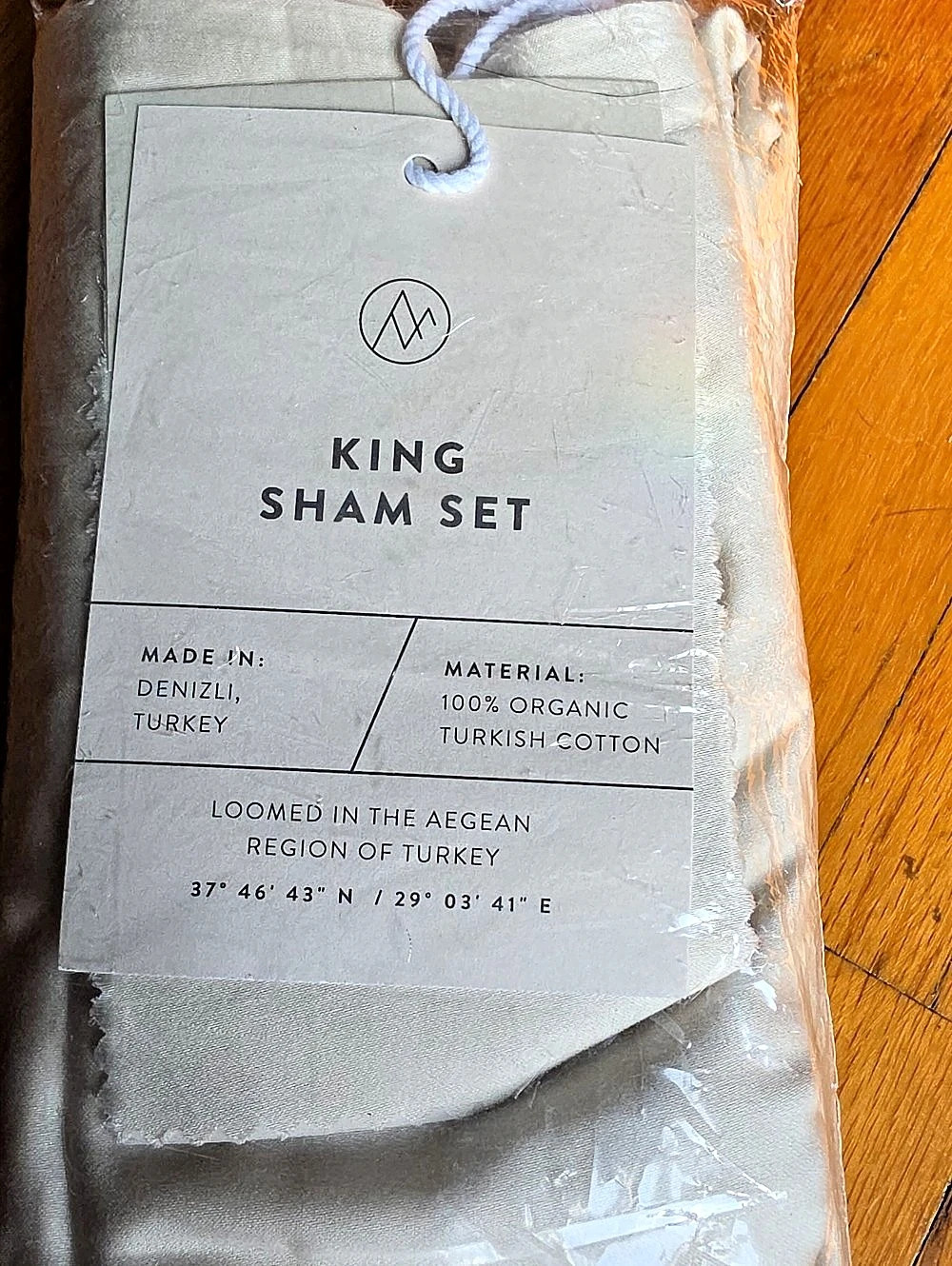 The Citizenry Signature Cotton King Sham Set Cream